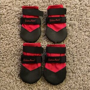 Ultra Paws Red and Black Dog Boots